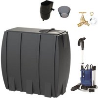 Black Fast Flow Water Butt Tap Original Organics