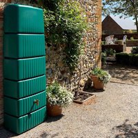 Garantia Slim Wall Tank 650L - Dark Green, Green