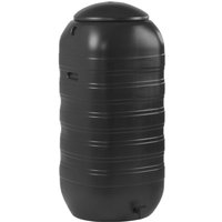 Large 250L Black Slimline Water Butt With Tap & Lid Strata Large 250L Black Slimline Water Butt With Tap & Lid Strata