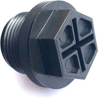 3/4" BSP Flanged Blanking Plug c/w Seal Black Original Organics