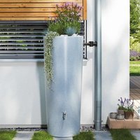 350L Gabbro Stone Effect 2 IN 1 Water Tank - Silver Stone Original Organics