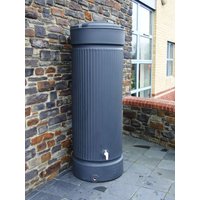 500L Georgian Pillar Water Tank Column - Charcoal Grey Original Organics