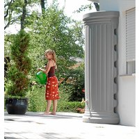 550L Column Wall Water Tank - Stone Grey Graf