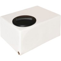 75 Litre Flat Water Tank Medium Density Polyethylene White Original Organics