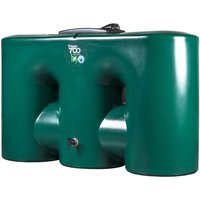 700L TRIPLO Polytank Water Tank - Green Original Organics