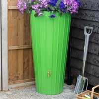 200 Litre Cosmo Water Butt Planter - Apple Green Original Organics