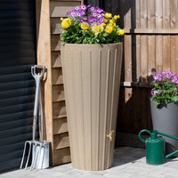 200 Litre Cosmo Water Butt Planter - Sandstone Original Organics