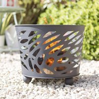 Metal Black Fire Basket - 40cm Original Organics
