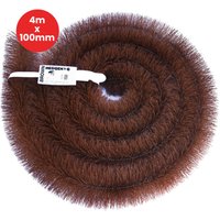 Hedgehog Gutter Brush Leaf Guard Brown – 4m x 100mm Original Organics