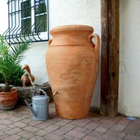 Large 300L Helena Amphora Water Butt In Terracotta Effect Original Organics