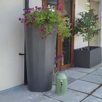 Large 255L Metropolitan Water Butt with Planter in Millstone Grit Original Organics