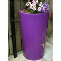 Medium 180L Garden Planter Water Butt Purple Original Organics