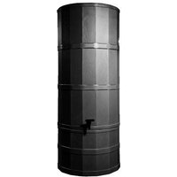 200L Polybutt Rainwater Storage Butt in Black Polytank