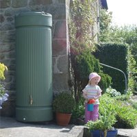 500L Georgian Pillar Water Tank Column - Green Original Organics