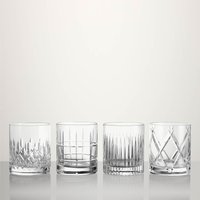 Short Stories Whiskey Glass, Set of 4 Mixed