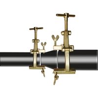 EZ Fit Gold Pipe Alignment Clamp - Forged Steel - 1" to 14" (Five Size Options) (Diameter: 2" to 5")