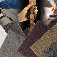 3M Scotch-Brite Hand Pad Very Fine and Ultra Fine Mixed Pack - Pack of 10