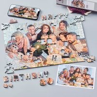 Happy 80th Birthday Landscape - Personalised Puzzle