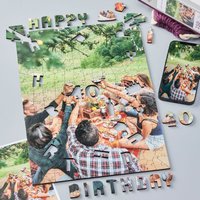Happy 40th Birthday Portrait - Personalised Puzzle40