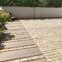 Hand Cut Honey Cathedral Cobbles