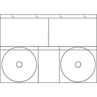 Secol AS 2xCD/DVD Pockets + Index Pack of 50 Secol AS 2xCD/DVD Pockets + Index Pack of 50