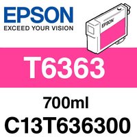 Epson T6363 Vivid Magenta Ink Cartridge Epson T6363 Vivid Magenta Ink Cartridge