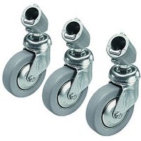 Manfrotto 109 Wheel Set of 3 80mm Without Brakes and Adapter for Legs Manfrotto 109 Wheel Set of 3 80mm Without Brakes and Adapter for Legs