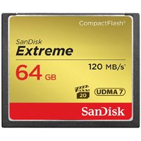 SanDisk Extreme 64GB 120MB/Sec Compact Flash Card SanDisk Extreme 64GB 120MB/Sec Compact Flash Card