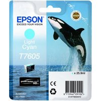 Epson T7605 Light Cyan Ink Cartridge Epson T7605 Light Cyan Ink Cartridge