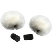 Rycote White Lavalier Windjammer - pair Rycote White Lavalier Windjammer - pair