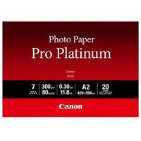 Canon PT101 Pro Platinum A2 Paper - 20 Sheets Canon PT101 Pro Platinum A2 Paper - 20 Sheets