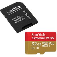 SanDisk 32GB Extreme 100MB/s microSDHC Card + Adaptor SanDisk 32GB Extreme 100MB/s microSDHC Card + Adaptor