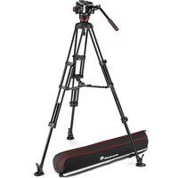 Manfrotto 504X Fluid Video Head with Aluminum Twin Leg Tripod MS Manfrotto 504X Fluid Video Head with Aluminum Twin Leg Tripod MS