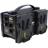 Hawk-Woods VL-MX4 Mini-VL 4-way charger - simultaneous Hawk-Woods VL-MX4 Mini-VL 4-way charger - simultaneous