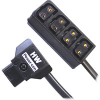 Hawk-Woods PC-11 Power-Con 2-pin Plug (male) 4-way Power-Con (female), 30cm length Hawk-Woods PC-11 Power-Con 2-pin Plug (male) 4-way Power-Con (female), 30cm length