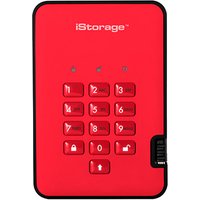 iStorage diskAshur2 256-bit 3TB - Red iStorage diskAshur2 256-bit 3TB - Red