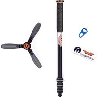 3 Legged Thing Punks Trent Kit 2.0 Magnesium Alloy Monopod - Black & Grey 3 Legged Thing Punks Trent Kit 2.0 Magnesium Alloy Monopod - Black & Grey