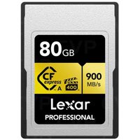 Lexar 80GB Professional (900MB/Sec) Type A Cfexpress Gold Series Memory Card Lexar 80GB Professional (900MB/Sec) Type A Cfexpress Gold Series Memory Card