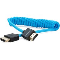 Kondor Blue Coiled Full HDMI Cable 12-24Inch Kondor Blue Coiled Full HDMI Cable 12-24Inch