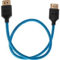 Kondor Blue 8K HDMI 2.1 17Inch Braided Cable for on Camera Monitors Kondor Blue 8K HDMI 2.1 17Inch Braided Cable for on Camera Monitors