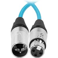 Kondor Blue 18Inch Male XLR to Female XLR audio cable for on-camera mics Kondor Blue 18Inch Male XLR to Female XLR audio cable for on-camera mics