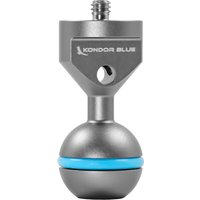 Kondor Blue 1/4Inch Ball Head for Magic Arms Space Gray Kondor Blue 1/4Inch Ball Head for Magic Arms Space Gray