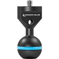 Kondor Blue 1/4Inch Ball Head for Magic Arms Black Kondor Blue 1/4Inch Ball Head for Magic Arms Black