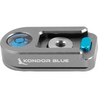 Kondor Blue Bubble Level Cold Shoe with Safety Release Space Gray Kondor Blue Bubble Level Cold Shoe with Safety Release Space Gray
