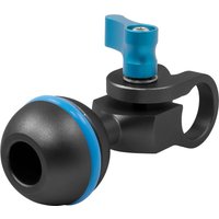 Kondor Blue Ball Head to 15mm Rod Clamp for Magic Arms Raven Black Kondor Blue Ball Head to 15mm Rod Clamp for Magic Arms Raven Black