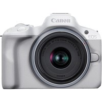 Canon EOS R50 Digital Camera with RF-S 18-45mm Lens - White Canon EOS R50 Digital Camera with RF-S 18-45mm Lens - White
