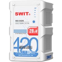 Swit HB-C420S - 420Wh 500W Super-High-load 28V Battery V-Mount Swit HB-C420S - 420Wh 500W Super-High-load 28V Battery V-Mount