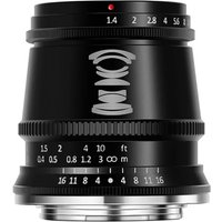 TTArtisan 17mm f1.4 Lens for Fujifilm X - Black TTArtisan 17mm f1.4 Lens for Fujifilm X - Black