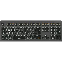 Logickeyboard XLPrint ASTRA 2 White on Black Mac Keyboard Logickeyboard XLPrint ASTRA 2 White on Black Mac Keyboard