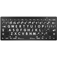 Logickeyboard XLPrint Bluetooth White on Black Keyboard Logickeyboard XLPrint Bluetooth White on Black Keyboard